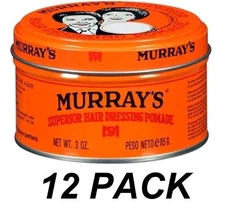 Murray's Superior Hair Dressing Pomade, 3 oz - 12 PACK