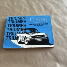 TRIUMPH TR6 SPARE PARTS CATALOGUE VOLUME 1 THE ROADSTER FACTORY