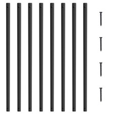 Uimoso Deck Balusters 51 Pack 29.5'' x 1'' Staircase Aluminum Spindles w/ Screws