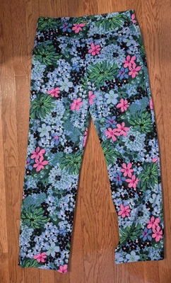 Lilly Pulitzer Luxletic Women’s Floral Multicolor High Rise Ankle Leggings 6 - Image 1 of 4