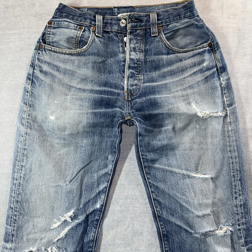 Samaria Leah Levis 501 Mujeres 26x32 Astrología Escorpio De Colección Recto Golpeado Foto 3 de 4