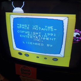 The Simpsons: Bart vs. The Space Mutants Nintendo NES Cartridge + Box - (PAL)