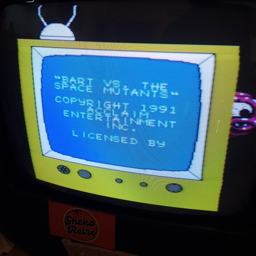 The Simpsons: Bart vs. The Space Mutants Nintendo NES Cartridge + Box - (PAL) - Picture 11 of 14