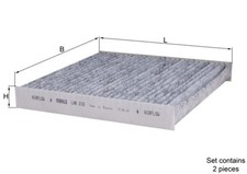 KNECHT Innenraumfilter LAK 216 Aktivkohlefilter für HONDA ACCORD IX CIVIC NSX FK