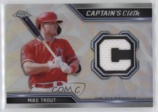 2021 Topps Chrome Captain's Cloth Relics Mike Trout #CCR-MT qf6