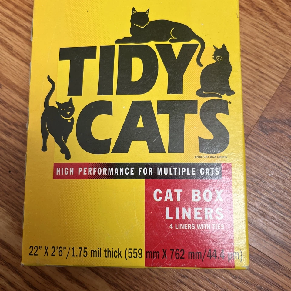 Caja de arena Purina Tidy Cats forros resistentes al desgarro lote de 3 cajas nuevas Foto 2 de 4
