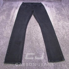 WOMENS LEVI 524 STRAIGHT LEG PENCIL STRETCH JEANS SIZE 8 32"L / REF (02725)
