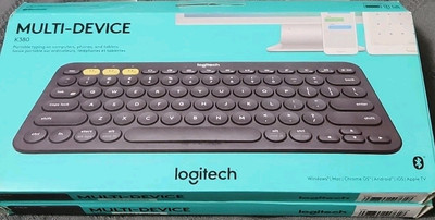 Logitech 920-007558 K380 Multi-Device Bluetooth Keyboard - Grey