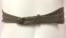 Women's Etienne AIGNER Leather Belt Size Small TAUPE