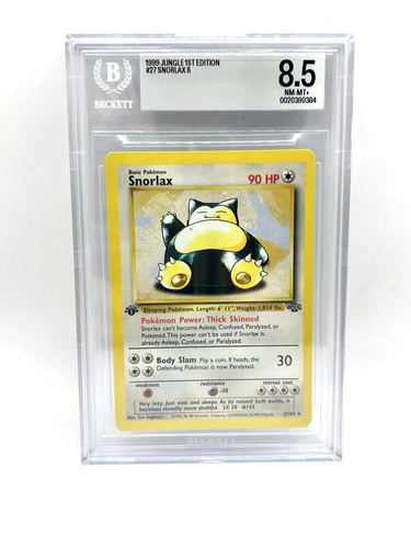 Snorlax (Unlimited) graded BGS 8.5 for sale on eBay