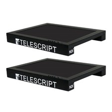 Telescript 17 Inch IP Teleprompter Monitor NDI 1000 Nits Brightness 2 Pack PRO