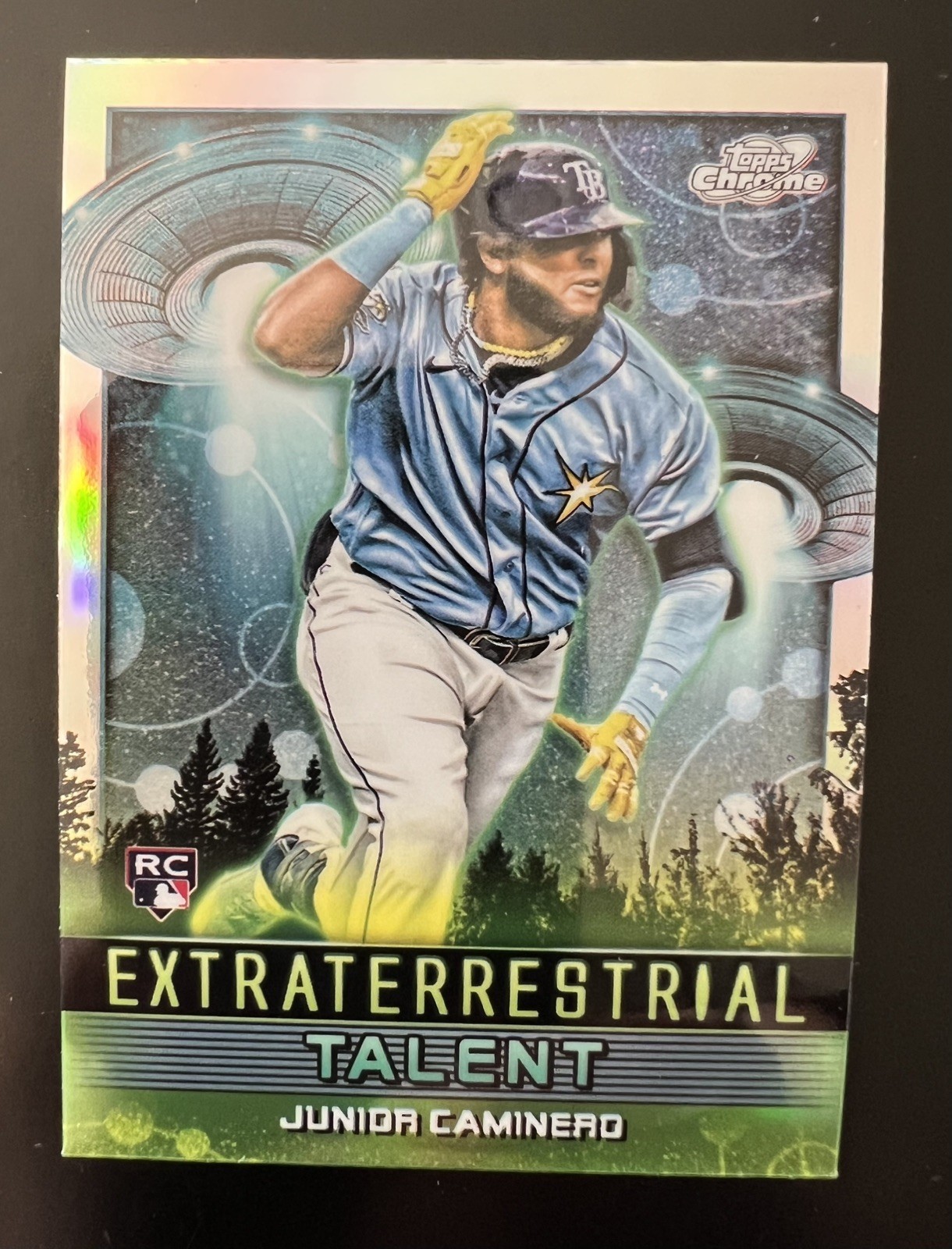 2024🔥Junior Caminero🔥Topps Chrome Cosmic Rookie #ET-1 T.B. Rays (RC)