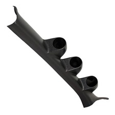Glowshift Black Triple Pillar Gauge Pod Fits 2004-2009 Mazda 3 52mm