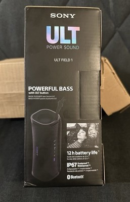 Sony Bluetooth Lautsprecher ULT Field 1, IP67, USB-C, Wasserfest, Schwarz