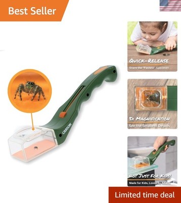 Educational Bug Catcher with 5X Magnification - Perfect STEM Tool for All Ages