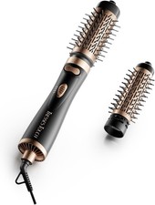 Tresses Touch Rotierende Haartrocknerbürste, 3-in-1 Heißluftbürste mit 2 Bürsten