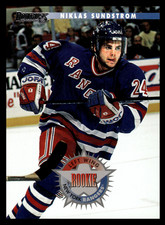 1996-97 Donruss Niklas Sundstrom #237 New York Rangers Rookie NHL Hockey Base