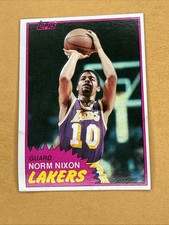 1981-82 Topps #22 Norm Nixon Los Angeles Lakers