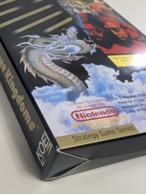 Romance of the Three Kingdoms (Nintendo NES) Complete With Manual CIB 