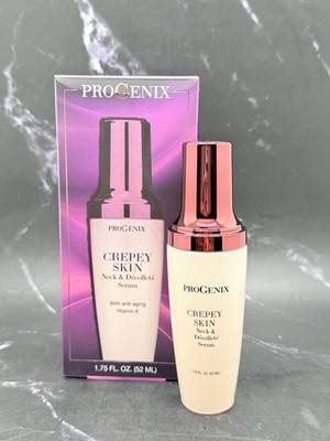 Progenix - Crepey Skin Neck & Decollete Serum Anti-Aging Vitamin E -1.75 Fl Oz-