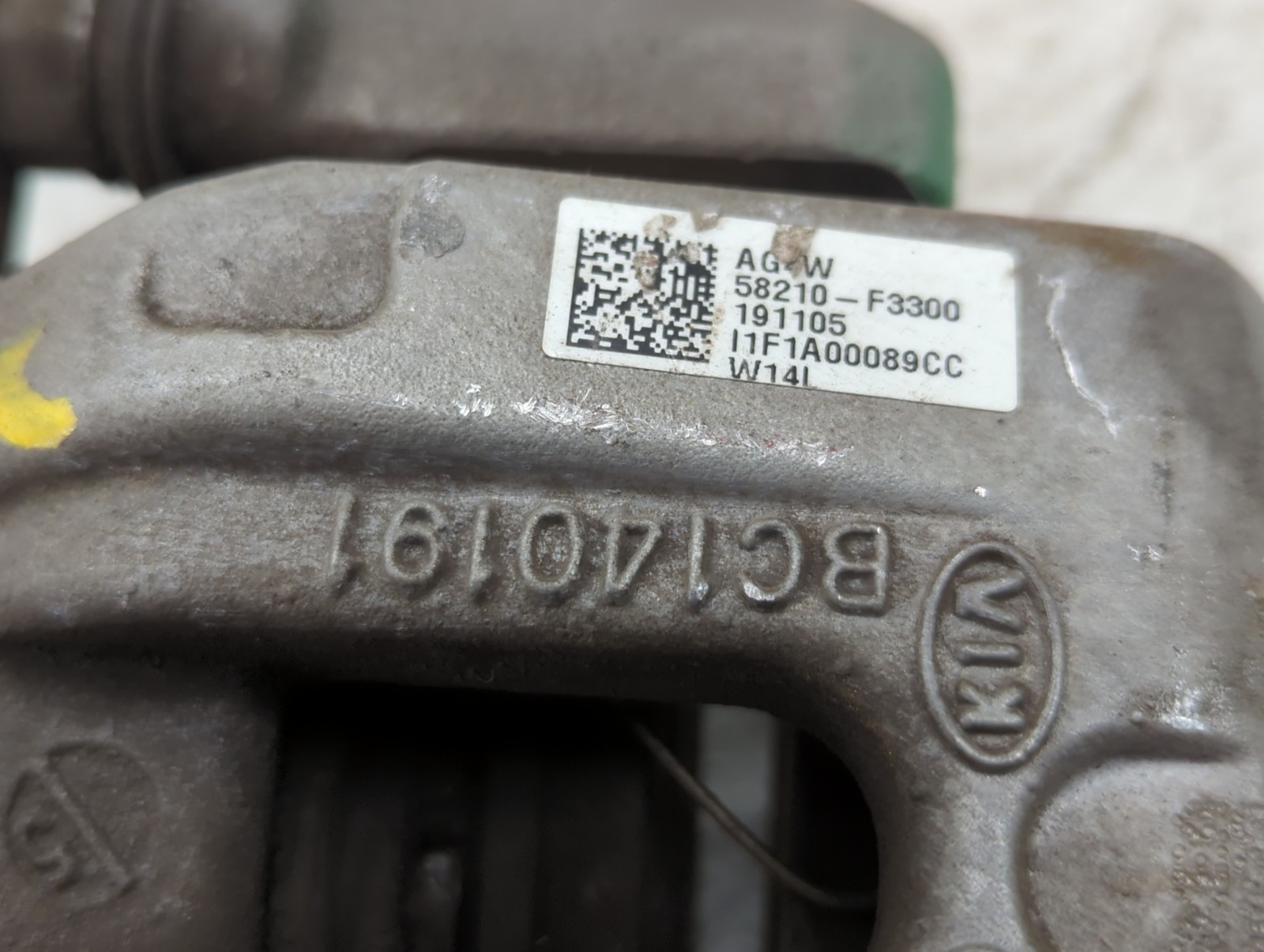 2017-2020 Hyundai Elantra Front Driver Left Brake Caliper L3QPS