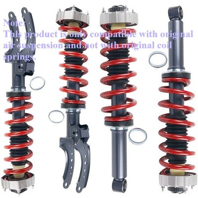 Front & Rear Air Suspension Bag to Coil Spring kit for 2004-2010 VW Touareg (7L)