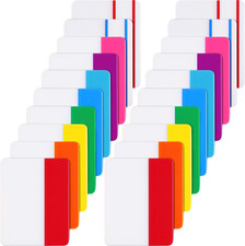 400 Pieces Tabs 2 Inch Sticky Index Tabs Writable and Repositionable File Tab Fl