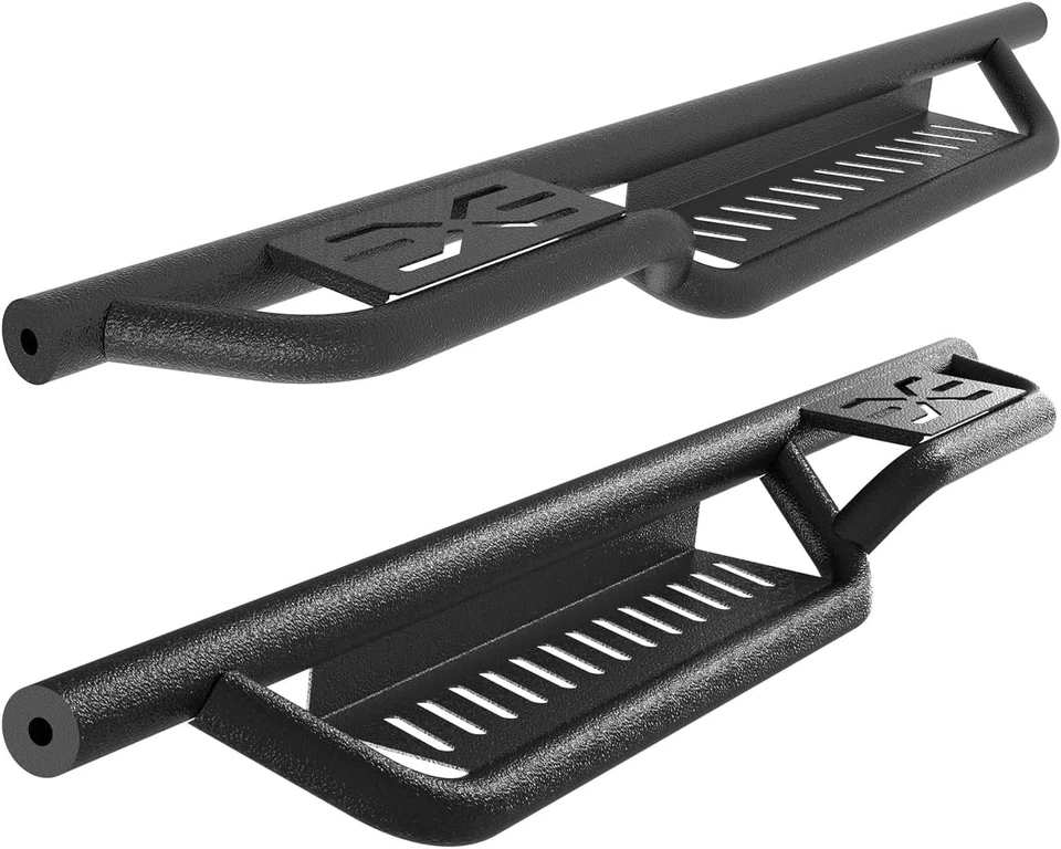 Running Boards for 1987-2006 Jeep Wrangler TJ 2 Door Side Steps Nerf Bars Black Foto 4 de 4