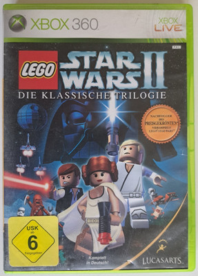 Microsoft XBOX 360 LEGO Star Wars II: Die Klassische Trilogie mit Anleitung
