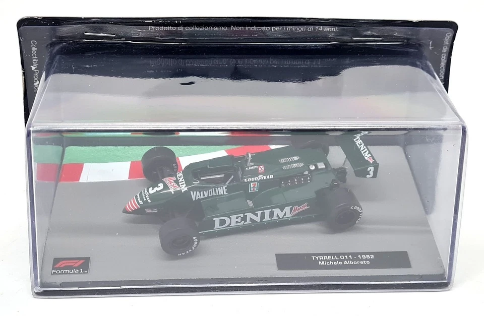 Atlas 1/43 - Tyrrell 011 1982 Michele Alboreto Diecast Model F1 Car - Image 3 of 3