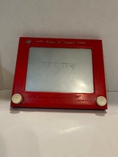 Vintage Etch A Sketch Screen 505 Ohio Art Classic Heavy Use Tested