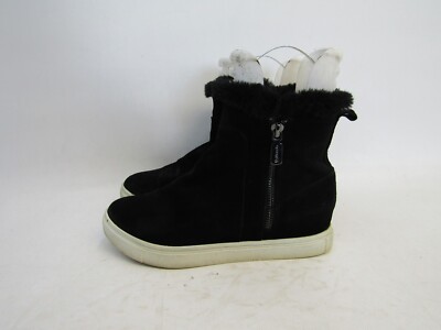 Blondo Womens Size 7 M Black Suede Zip Ankle Fashion Boots Booties
