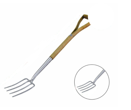 Stainless Steel Digging /Border Spade Or Fork Ash Handle Garden Soil Wood Handle - Picture 1 of 9