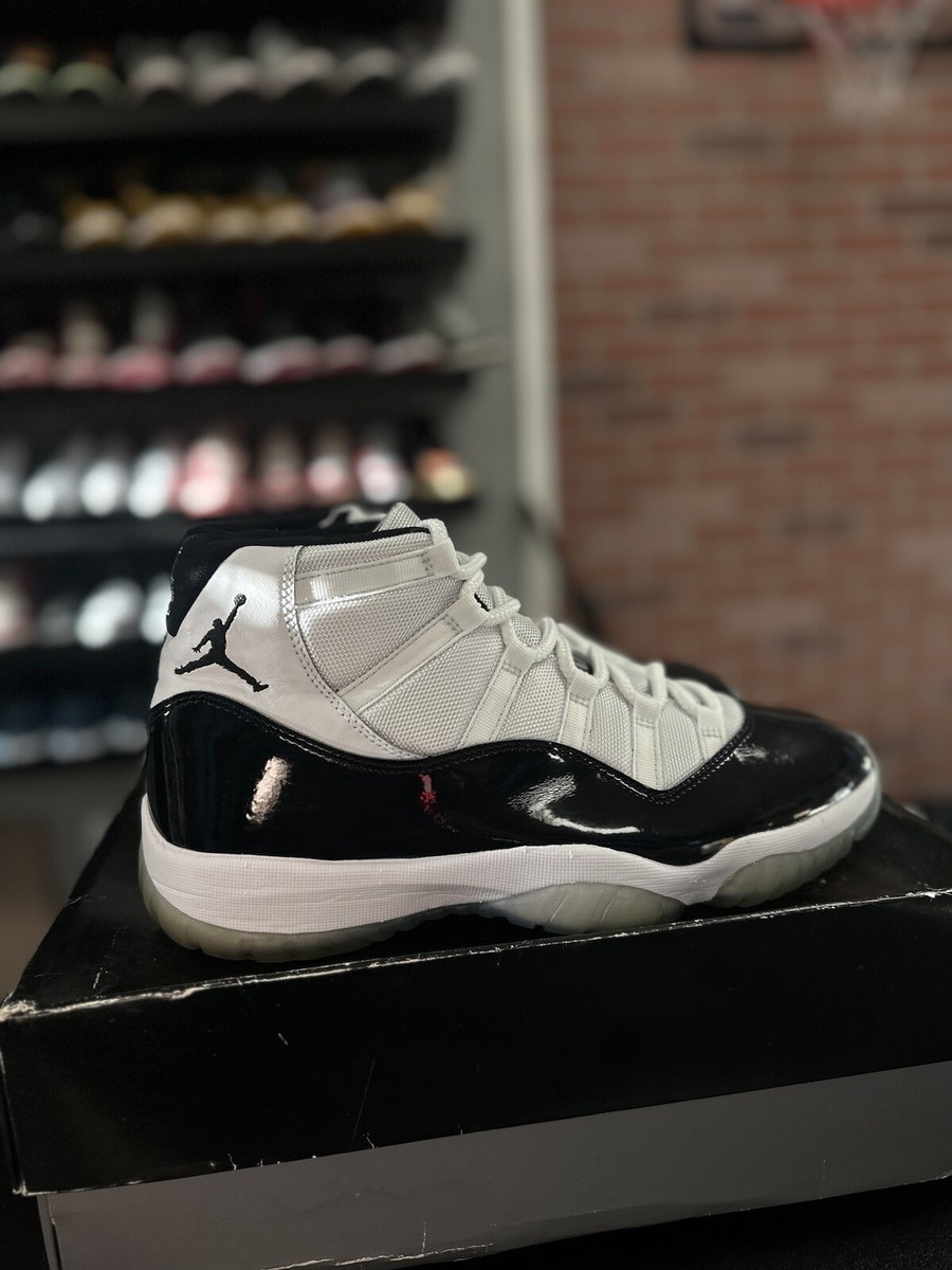 Size Nike Air Jordan 11 Retro High Concord 378037-100 OG XI Black  White