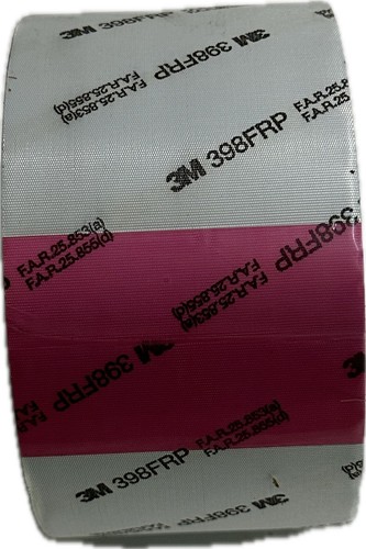 3M Flame Retardant Sealing Tape 398FRP White, 76 mm x 33 m, 3