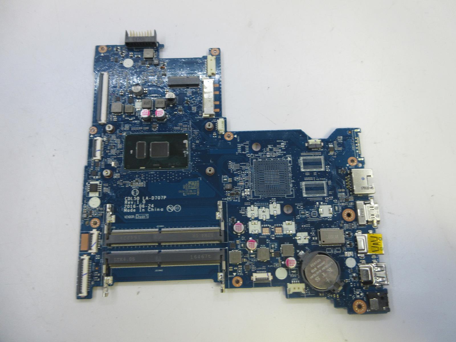 HP Laptop Motherboard LA-D707P for i5-7200U