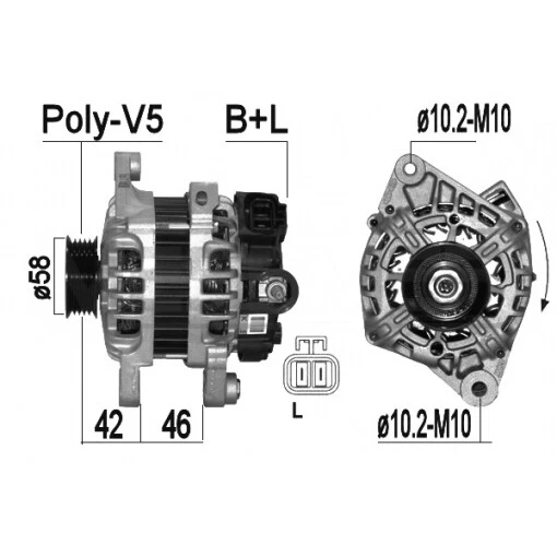 Alternator EB1189G 2614289 37300-03150 | eBay