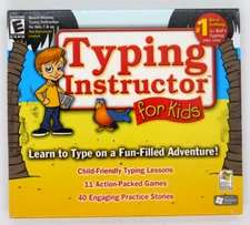 Software CD Rom Typing Instructor For Kids 7+ Rated E 2005
