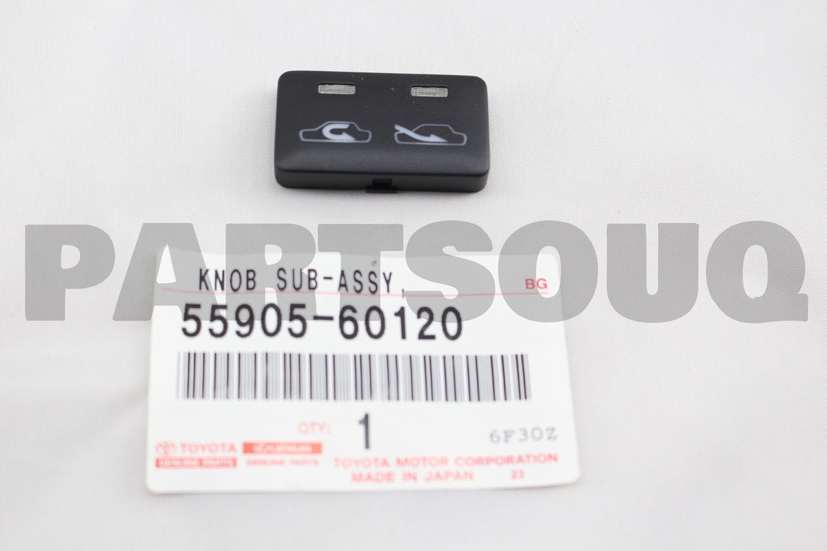 5590560120 Genuine Toyota KNOB, HEATER CONTROL, NO.2 55905