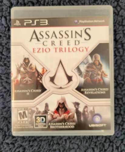 Assassin's Creed Ezio Trilogy PS3 PlayStation 3 - Complete CIB Ubisoft ...