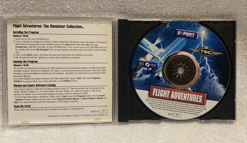 Flight Adventures By Expert Software Microsoft Flight Sim 95/98 Add-on (PC 1998) - Picture 3 of 5