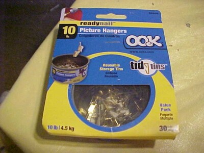 OOk  ReadyNail Picture Hanger 30 Set, 10 lb with  free shipping