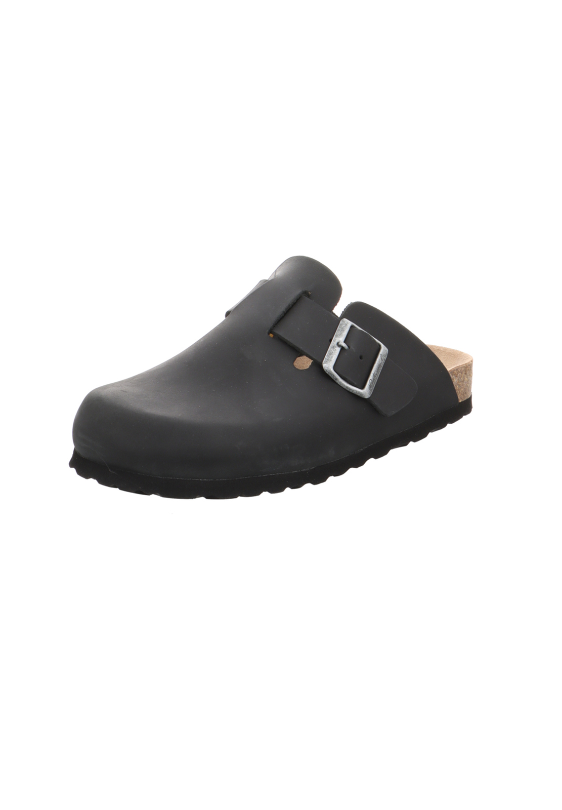 Natural Sense Unisex Hausschuhe Clog Leder navy 1152936