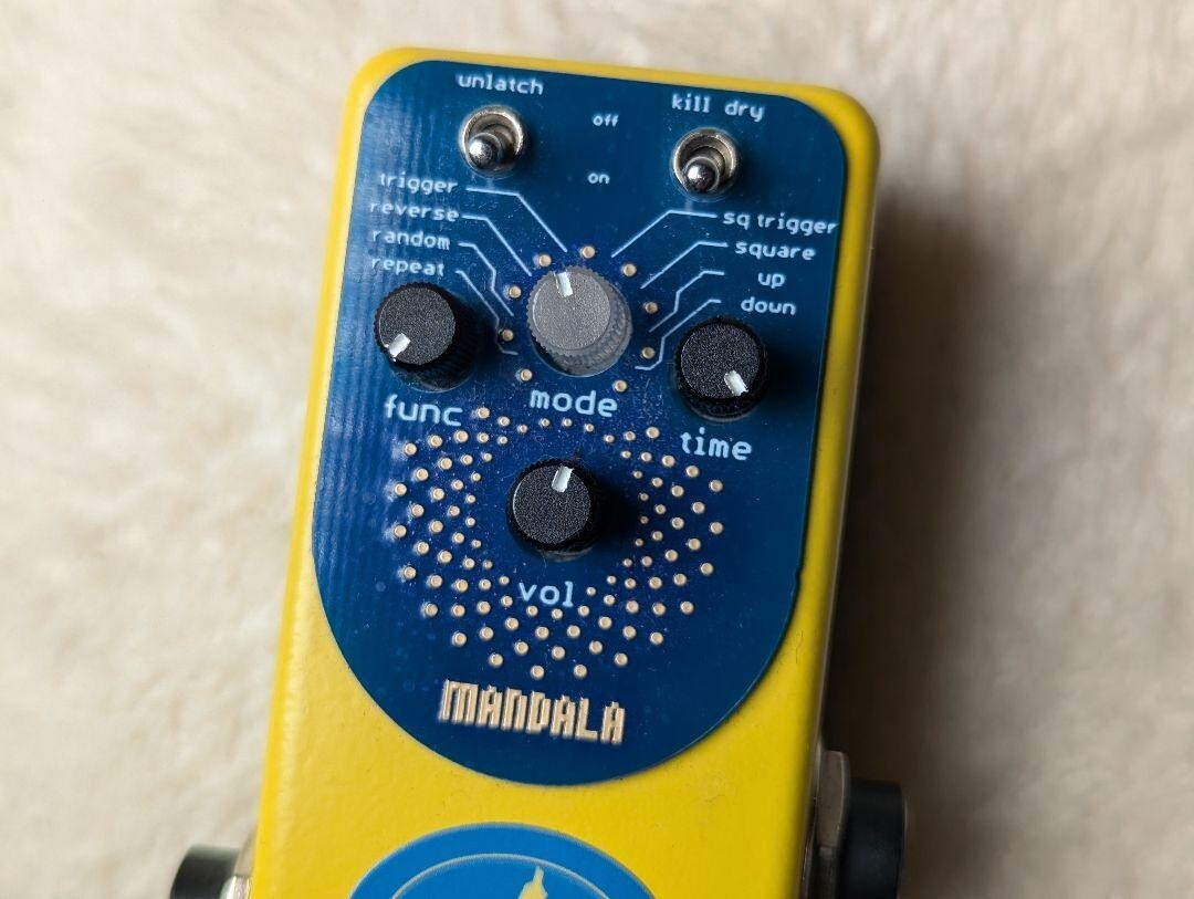 Banana Effect Mandala Glitch Pedal 8 SELECTABLE MODE 9V GUITAR