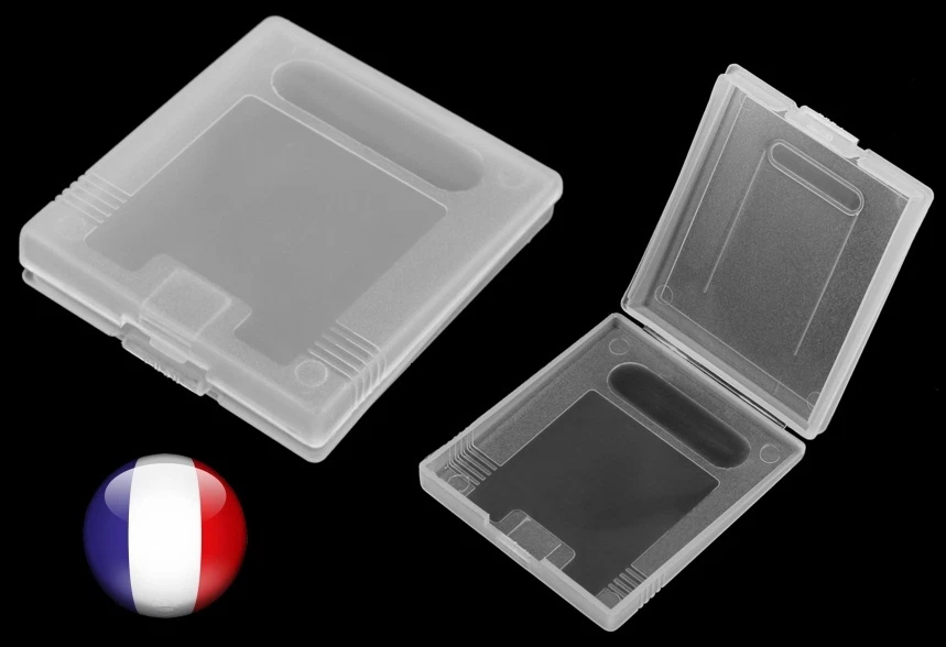 Boîtier plastique transparent cartouche de jeu pour Nintendo game boy gb gbc - Photo 1/1