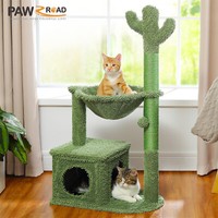 Pawz Road Kratzbaum Kaktus Katzenbaum Katzenkratzbaum Mit GroßE HäNgematte 102Cm