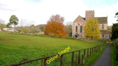 Photo 6x4 St. Mary, Abbey Dore With some opulent autumn colour. c2013