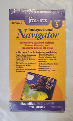 TREASURES Grade 5 Georgia Instructional Navigator Teacher's Edition CD-ROM NEW