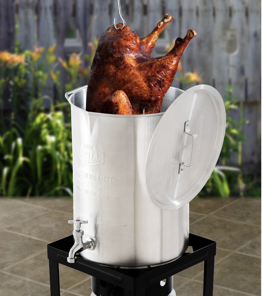 Expert Grill 30qt Turkey Fryer w/ Spigot eBay