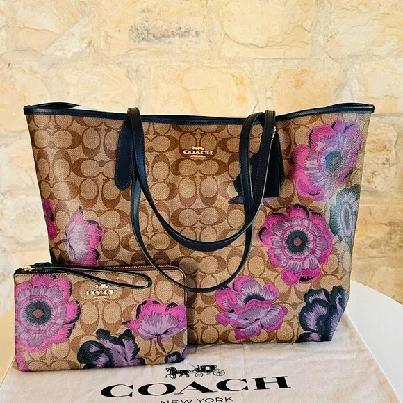 Antonio Melani A1 Logics Coach Purple Handbag NWT COACH 5697 City